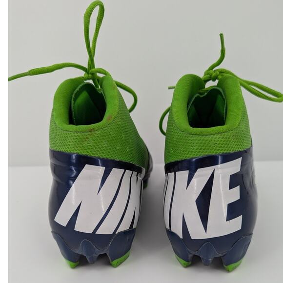 Nike Vapor Pro Green & Blue Football Cleats Men's 13 543924-329 - Picture 3 of 8